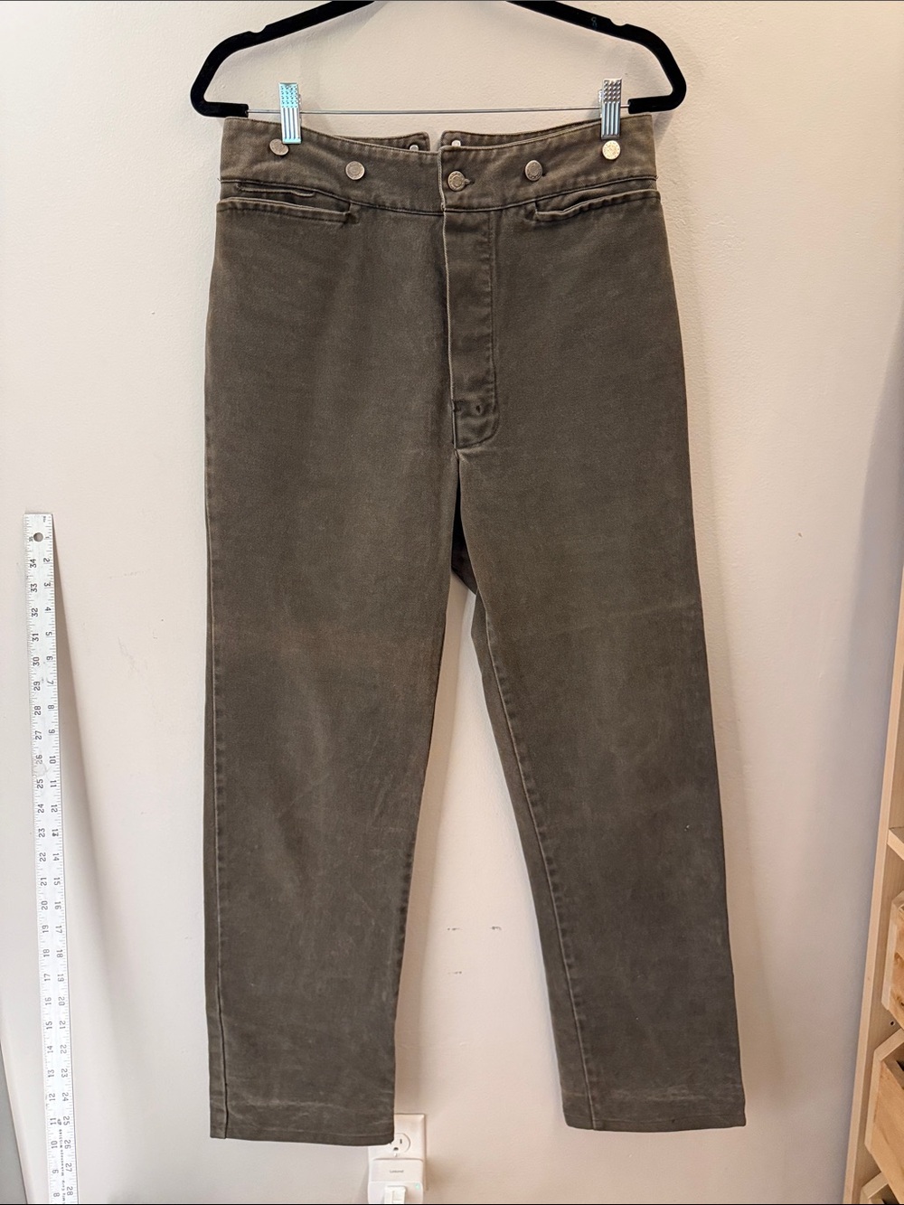 Makers of True Originals Olive Green Boot Cut Jeans